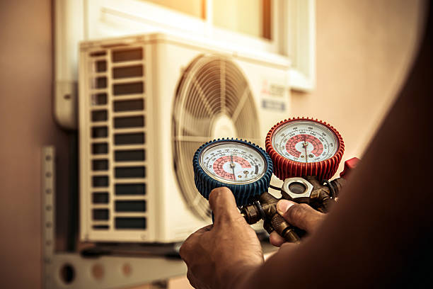 Professional Furnace Repair technician working in Woodworth, WI